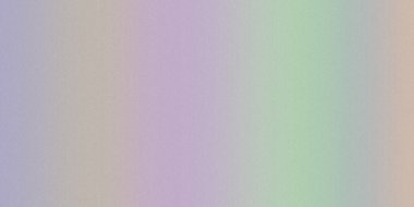 Yumuşak bir pastel değişim mor, yeşil ve şeftalinin gölgeleri arasında ince bir tahıl dokusu ile örtüşür..