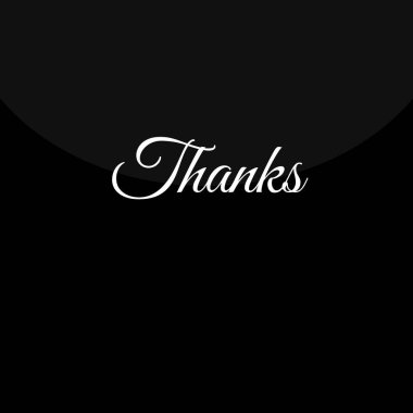 Teşekkür ederim. sosyal medya ve web tasarımı için beyaz arkaplan