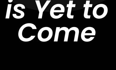 Yakında geliyorum. Modern arkaplan ile vektör alıntısı.