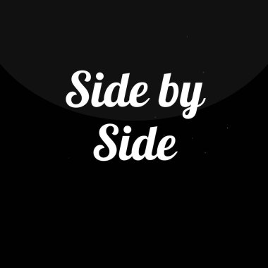 Siyah arka planda siyah beyaz 