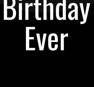 Mutlu yıllar siyah arkaplan üzerine