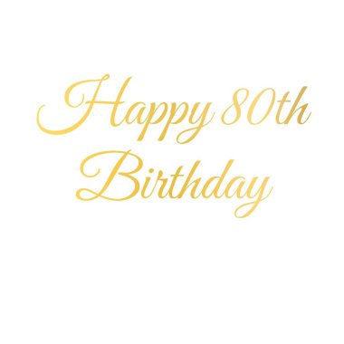 Tebrik kartı için 8. Doğum günü kartı vektör şablonu tasarımı.