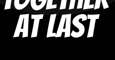 Biz ebediyiz. Kara harf. modern harf illüstrasyonu.