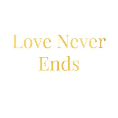 Asla sevilmeyen asla beyaz arkaplanda izole edilmiş mesaj atmaz