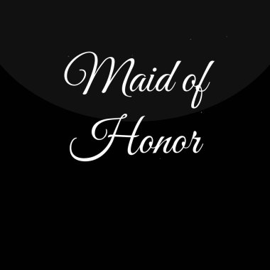 Damadın en iyi gelini. Bir taç ile el çizimi vektör kaligrafi.