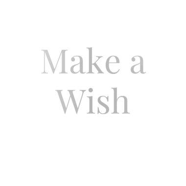 Bir dilek dile. vektör illüstrasyonu.