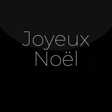 İçinde mesaj olan Noel kartı.