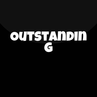 Siyah arkaplanda mükemmeliyet kelimesi