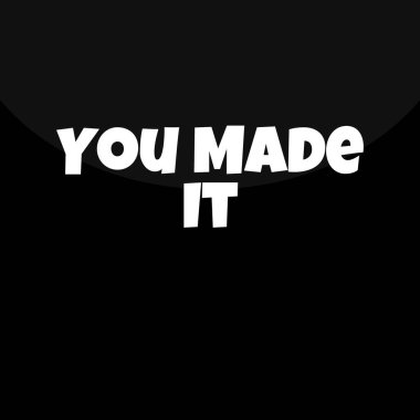 İşte bu kadar! harf