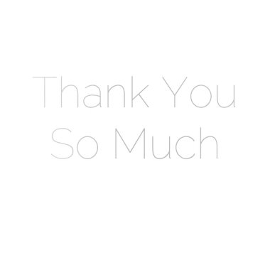 teşekkür ederim harf vektör tasarım şablonu