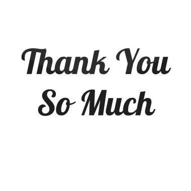 Harfler için teşekkürler. El yapımı el yazısı metni. vektör illüstrasyonu.