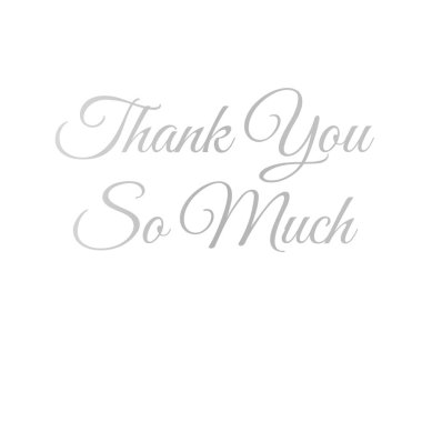 Harfler için teşekkürler. vektör hat tasarımı.