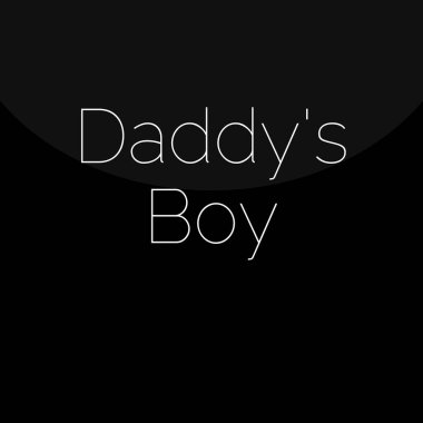 Karanlık bir arka planda babalar günü simgesi