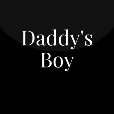 Babasının babası bu konseptle ilgili siyah bir arkaplan üzerine mesaj atmış. Baba günü konsepti.