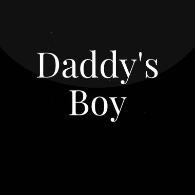 Babasının babası siyah arkaplan üzerine mesaj atmış.