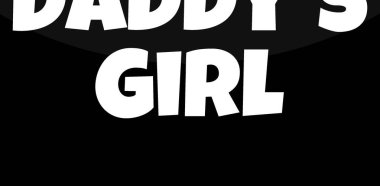 Metin kız ile vektör illüstrasyonu