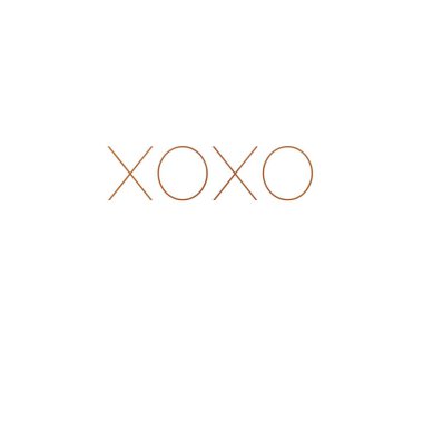 X logo tasarım vektör şablonu