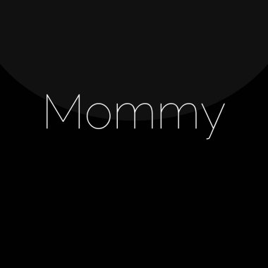 Anne ikonu. Anne ikonu. Anneler Günü. Bebek işareti. vektör.