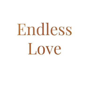 beyaz arkaplanda kahverengi kağıda yazılmış aşk kelimesi.