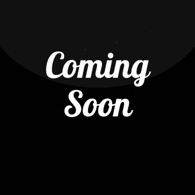 Yakında ikon olacak. Simgeler ve internetteki vektör illüstrasyonunun basit bir gösterimi