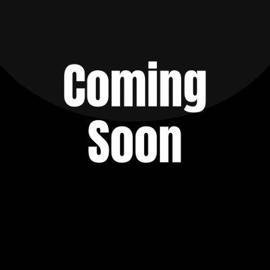 Yakında gelecek simge vektörü beyaz arkaplanda izole olacak.