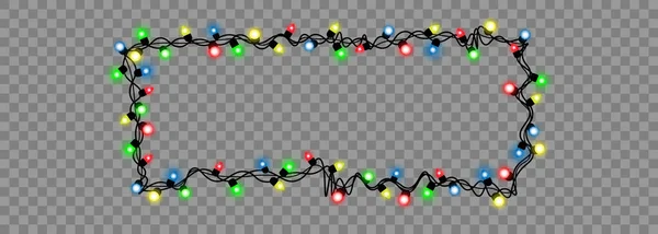 Çemberdeki ampullerin vektör görüntüsü