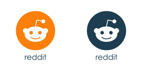 Sosyal ağ logosunun vektör görüntüsü - reddit. Editoryal vektör illüstrasyonu. Vinnitsa, Ukrayna - 21 Aralık 2020.