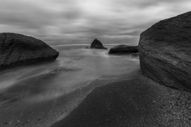 Deniz manzarası, deniz fırtına öncesi sessizlik