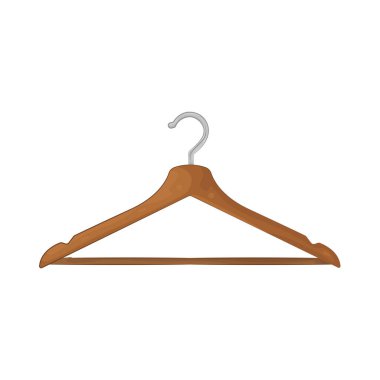 A hanger is a frame used to hang garments, preserving their shape and keeping wardrobes neat and organized.