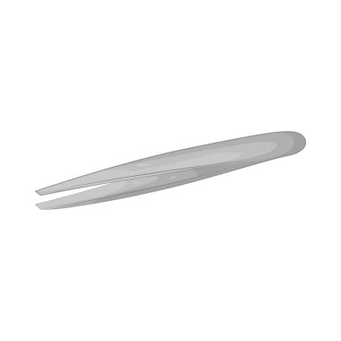 Tweezers are small grooming tools with two arms used to pluck and shape eyebrows or remove unwanted facial hair.