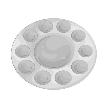 A Paint Palette is a flat surface used to mix and hold colors, fundamental for painters to blend their artistic vision.