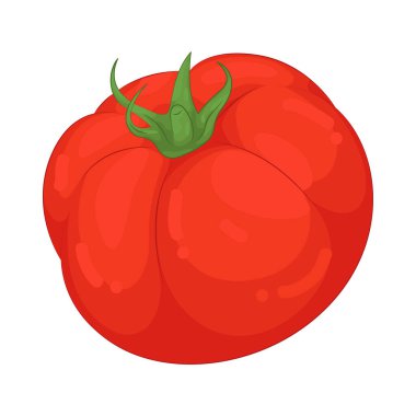 Tomato is a juicy fruit commonly used as a vegetable, known for its sweet-tart flavor in sauces, salads, and sandwiches.