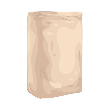 Beton, harç ve inşaat projelerinde bağlayıcı madde olarak kullanılan çimento tozu torbasında.