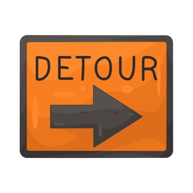 Bir tali yol işareti trafiği kapalı ya da tehlikeli bir bölgeden uzağa yönlendirir, araçları alternatif bir yol boyunca güvenli bir şekilde yönlendirir..