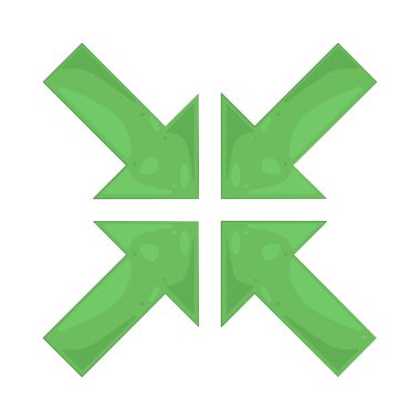 Bir azaltma sembolü, doğal kaynakları korumak için atık ve tüketimi en aza indirgemeye teşvik eder.