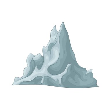 Buzul, yoğun kar ve kış güneşi altında parlayan yoğun bir buz nehri.