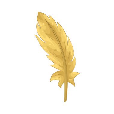 Altın tüy hız ve zarafeti sembolize eder, yarışçıların hızlı adımlarla zarif kontrolünü temsil eder.