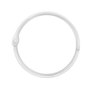 Bağlayıcı halkalar, gevşek kağıtları bir arada tutmak için açılıp kapanan metal halkalardır..