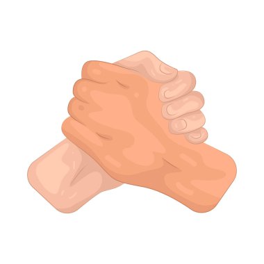 El sıkışma, ortaklığı, anlaşmayı veya başarılı iş birliğini sembolize eder.