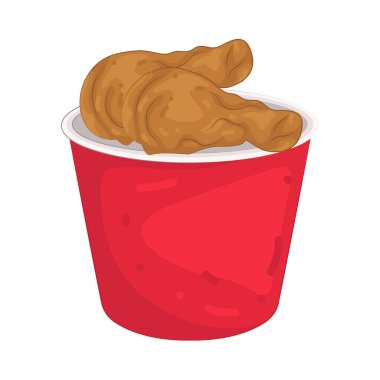 Çubuk baget kovası, çoklu kızarmış tavuk budu içeren büyük bir konteynırdır. Genellikle paket servis için kullanılır..