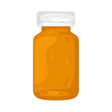 İlaç şişesi yaşlı bakımının temel bir parçası olan ilaç yönetimini sembolize eder..