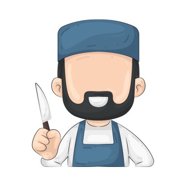 Bir kasap Kudüs 'ü gerçekleştirmekten ve eti hazırlamaktan sorumludur..