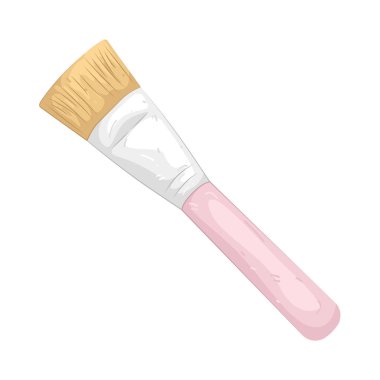 Maske fırçası, yüz maskelerini eşit olarak takmak için yapılmış düz bir fırçadır..