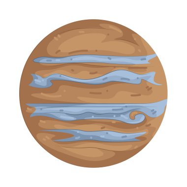 Jüpiter, dönen bulutları ve güçlü fırtınalarıyla bilinen güneş sistemindeki en büyük gezegendir.