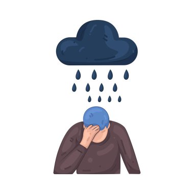 Anksiyete, belirsiz durumlar hakkında endişe, gerginlik ya da tedirginliği temsil eder..