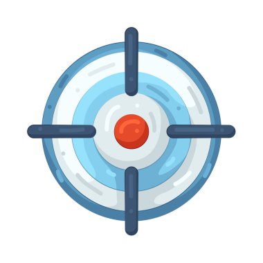 Bir hedef noktası hassasiyeti, doğruluğu ve odaklanmış kaliteyi temsil eder..