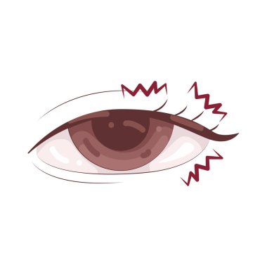 Göz seğirmesi sinirsel gerilimi ve stresin fiziksel belirtilerini temsil eder.