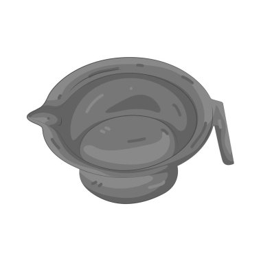 Saç boyası kasesi saç boyama ürünlerini karıştırmak için kullanılır..