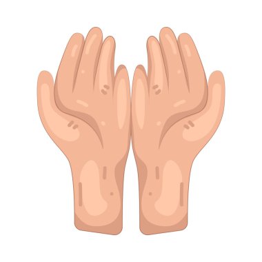 Açık el cömertliği, dürüstlüğü ve istekliliği sembolize eder..