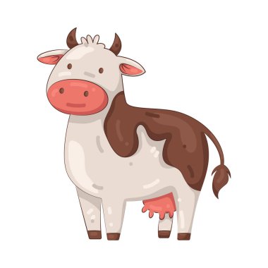 İnek, nazik davranışı ve benekli görünüşüyle bilinen sakin bir çiftlik hayvanıdır..